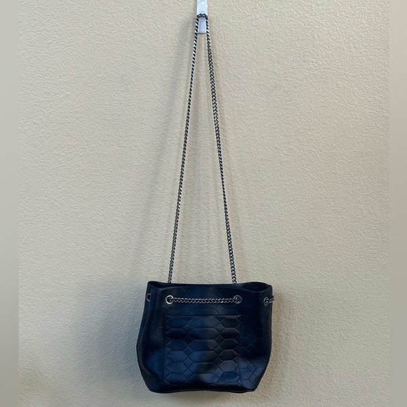 Aimee Kestenberg Black Quilted Leather Convertible Chain Crossbody Bag EUC! - Picture 6 of 15